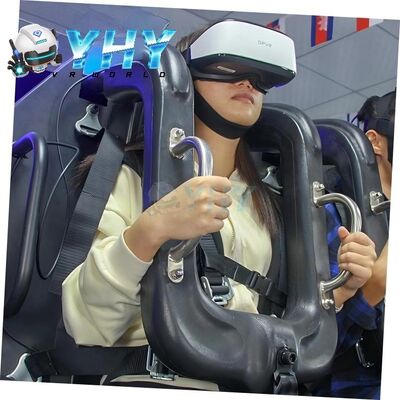 Simulateur de montagnes russes 9D VR à 1080 degrés, manèges rotatifs, machine de jeu à 2 chaises, réalité virtuelle, parc de jeux intérieur