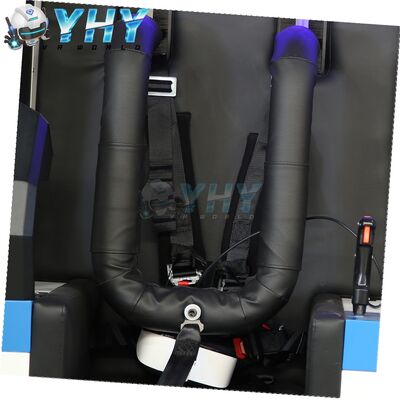 Machine à jeux de réalité virtuelle à double siège VR 360 rouleau roulant Coaster Device de jeu parc intérieur