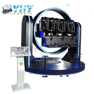 VR 360 Roller Coaster 3 Seats Simulator 360 Degree Virtual Reality Simulation Game with Patented Design