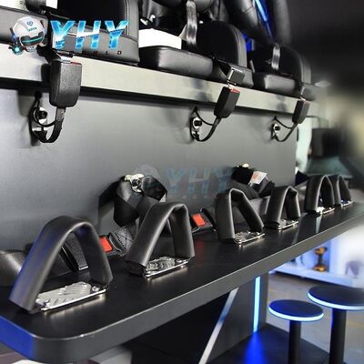 Trois joueurs rotation Grandes montagnes russes réalité virtuelle Simulateur de jeu VR équipement de parc d'attractions