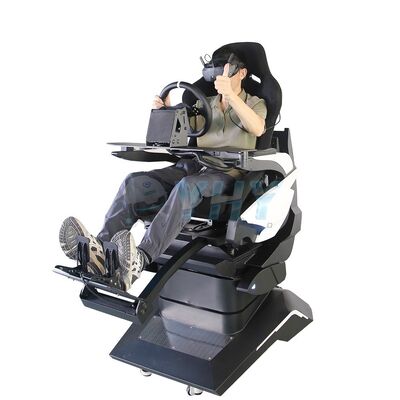 Compétition de jeu multijoueur en RA avec simulateur de course à retour de mouvement dynamique en temps réel et pistes de course personnalisables
