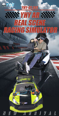 Chaise de course de voiture AR VR Simulateur de jeu AR VR Machine de course compétitive pour le centre commercial Arcade