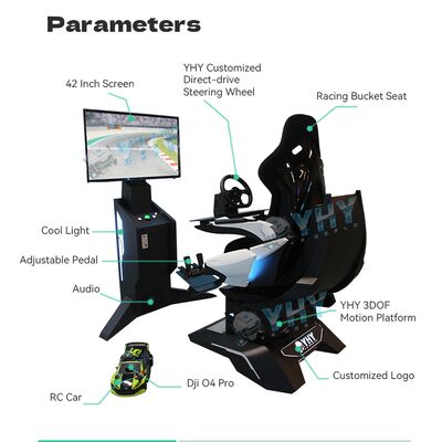 Simulateur de course FPV AR immersif prenant en charge les pistes personnalisées et l'expérience de mouvement dynamique