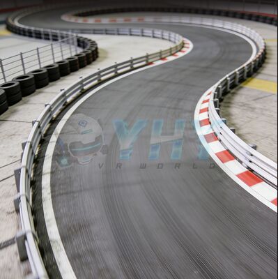 YHY AR Simulateur de course en scène réelle avec écran d'affichage de 42 pouces et FPV immersif pour le plaisir de course multijoueur