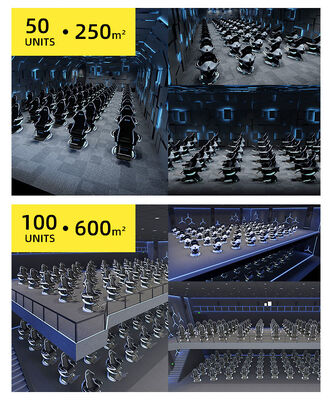 YHY VR Crossing Dynamic Motion Cinema 360 degrés de rotation pour une vraie sensation de mouvement