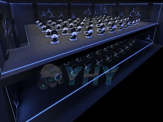 Simulateur de cinéma dynamique 9D VR Nouvelle expérience dynamique de rotation 360 Projection multi-personnes Jeu Vr Attractions Cinéma