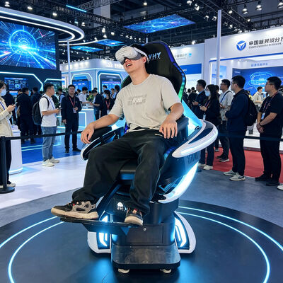Équipement d'arcade VR propriétaire à 3 axes VR 360 chaise de rotation VR Plateforme VR avec mises à jour gratuites du jeu