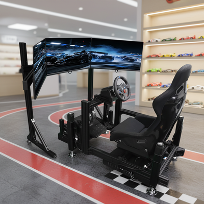 Simulateur de conduite dynamique de la force G. Simulateur de jeux de course automobile Motion 3dof