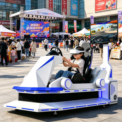 Machine de jeu de conduite virtuelle Realidad Simulateur de courses de voitures VR au parc à thème VR