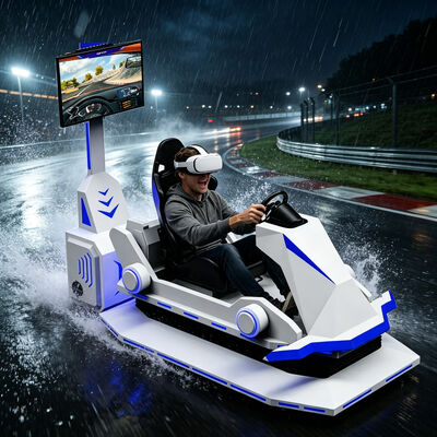 Machine de jeu de course de voitures de F1 à grande vitesse 3 DOF 9D VR Simulateur de course Simulateur de conduite d'arcade Simulateur de réalité virtuelle en métal intérieur