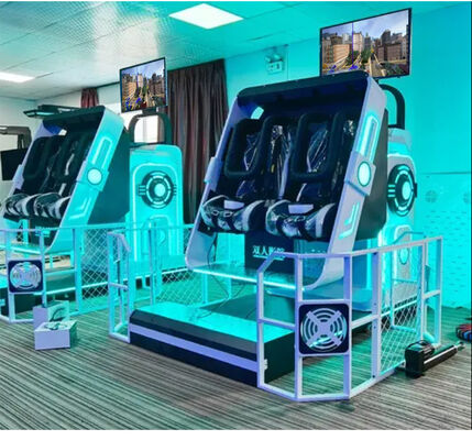 Machine de jeu d'intérieur du simulateur 360 VR de cinéma d'arcade de 9D VR pour deux joueurs équipement à la maison en métal de VR MR d'utilisation