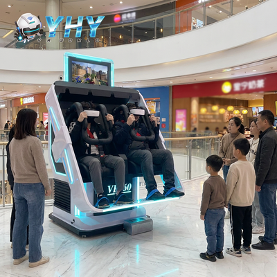 Machine de jeu d'intérieur du simulateur 360 VR de cinéma d'arcade de 9D VR pour deux joueurs équipement à la maison en métal de VR MR d'utilisation