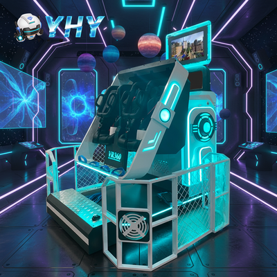 Gagnez de l'argent en affaires 9d VR 360 degrés rotation 2 sièges VR Simulateur Grande vente pour le festival d'achat de mars