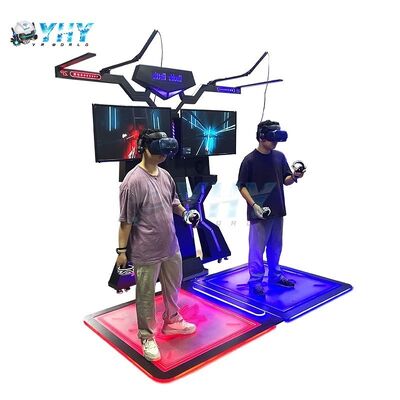 Jeu de simulation de tir à l'arme à feu en intérieur interactif Machine de jeu à vendre Arcade Machine de combat avec lunettes Htc Vr