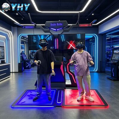 VR Two Versus Sensor de mouvement Console de jeu multijoueur en ligne Grand tir Thunder Dark Expérience du champ de bataille Musée d'équipement