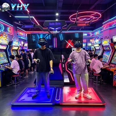 Guangzhou Game Park Chine Jeux de bataille 2 joueurs Espace VR FPS Simulateur de jeu VR Arena