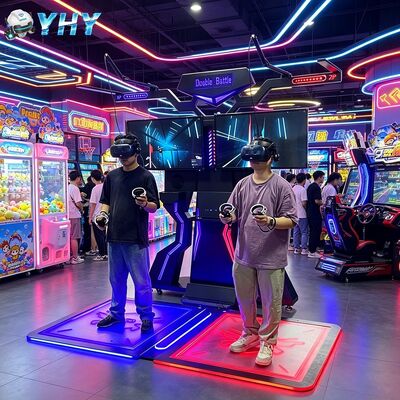 2 plate-forme de marche de simulateur de la machine 9D VR de tapis roulant d'arcade de Kat Walker de FPS VR de joueurs