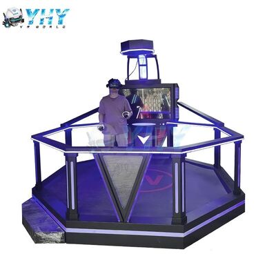 Un joueur VR Arcade Groups Jeux Machine de chasse 9D Tirez gratuit VR marche Simulateur de combat Simulateur de tir à l'arme à feu VR Arena