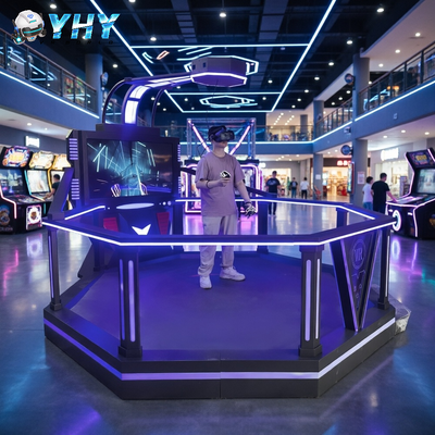 Simulateur de jeux VR interactif 9D Réalité virtuelle 1 joueurs Grand espace HTC Simulateur de VR 9D pour VR Gaming Park