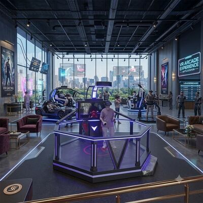 Mode VR marche plate-forme parc d'attractions réalité virtuelle 9d Console de jeu VR CS VR simulateur Console de jeu