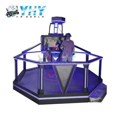 Simulateur de jeux VR interactif 9D Réalité virtuelle 1 joueurs Grand espace HTC Simulateur de VR 9D pour VR Gaming Park