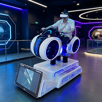 Simulateur de course de VR électrique super attrayant Motocycle & Car VR Motorcycle pour le terrain de jeu