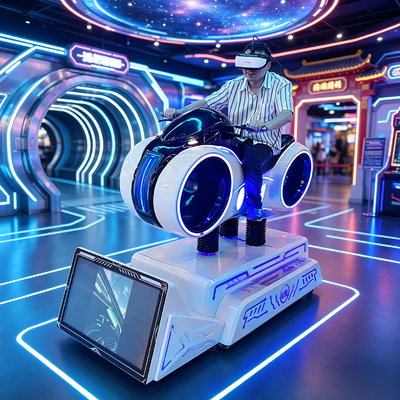 9D VR Simulateur de Course de Moto Dynamique Réalité Virtuelle Machine de Jeu d'Arcade de Moto pour Lieux de Divertissement