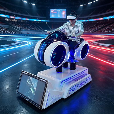 Console de jeu de réalité virtuelle pour simulateur de course de moto VR d'intérieur, équipement très demandé