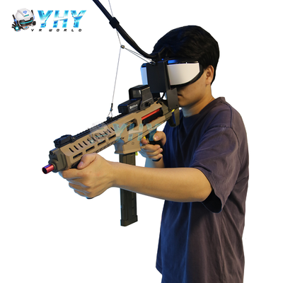 Jeu de combat de tir à la mitrailleuse de VR