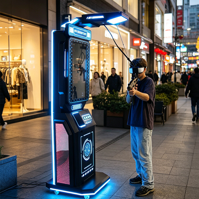 Simulateur de bataille d'armes à feu VR 1 joueur pour VR Game Center Adventure Park Shopping Mall Zone de jeu Utilisation