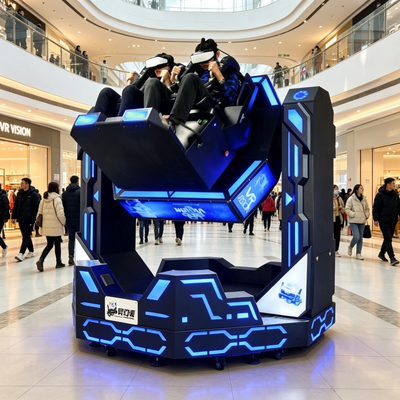 Simulateur de vol et de montagnes russes VR 1080 degrés 2 places robuste pour le divertissement commercial