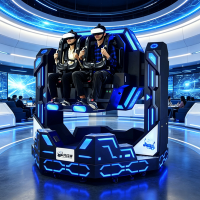 Double joueur 1080 degrés de rotation VR Iron Warrior 360 720 1080 Chaise en mouvement Machine d'arcade de réalité virtuelle