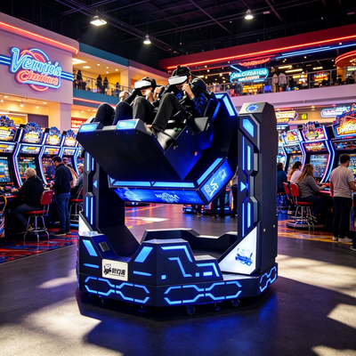 Immersive 9D VR 360 720 1080 degré Simulateur de vol Roue de montagne Roulante Ride Machine Pour FEC et les centres d'amusement