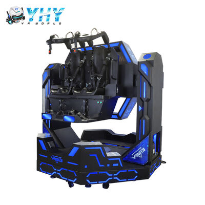 Machine de simulateur de montagnes russes VR 1080 degrés à haut ROI pour centres commerciaux