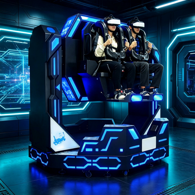 Rentable 2 joueurs 360 720 1080 degrés VR Iron Warrior Simulateur de mouvement Équipement pour les parcs à thème et les centres de jeux