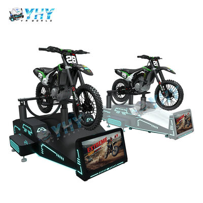 Heavy-Duty Commercial VR Mountain Motorcycle Game Machine Dynamic Motion Feedback Platform for Theme Parks