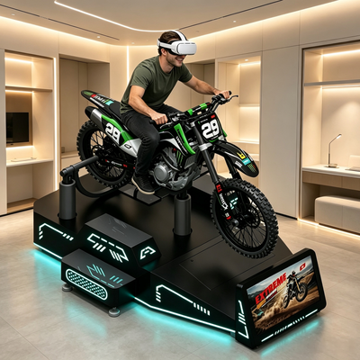 Plateforme de mouvement pour moto tout-terrain VR avec retour de mouvement en temps réel de haute précision