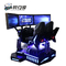 Jeux VR de conduite de voiture dynamique noire VR Racing Simulator 3DOF