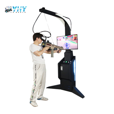 Jeux d'arcade en libre-service 9d VR machine à tirer avec moniteur à bord étroit 32 