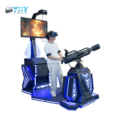 YHY VR Simulation de tir de mitrailleuse Gatling en réalité virtuelle, machine de jeu d'arcade