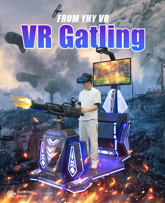 YHY-01.097 VR Gatling Simulateur de tir à la mitrailleuse Parc d'attractions intérieur