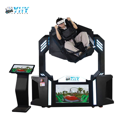 Simulateur de vol VR 9D 360 Réalité Virtuelle Machine de jeu à rotation 720 Équipement de montagnes russes Parc d'arcade