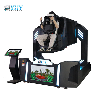 Machine de jeu VR de montagnes russes à 720 degrés Simulateur de réalité virtuelle à rotation à 360 degrés Équipement d'amusement pour parc à thème