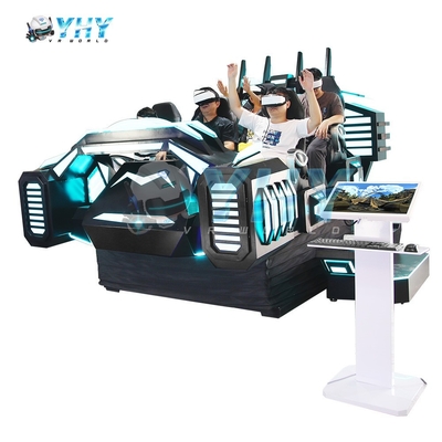 Machine de jeu VR 6 places Cinéma de réalité virtuelle 9D Simulateur de films Parc d'attractions intérieur Arcade Amusement à thème