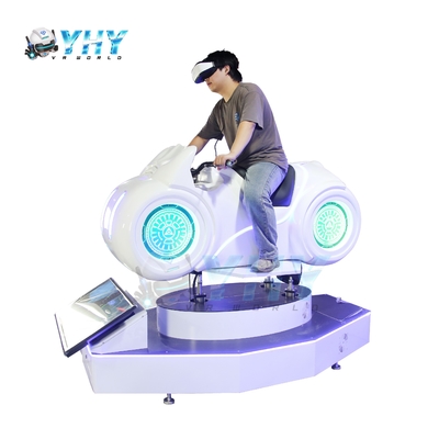Simulateur de moto blanche Arcade Machine de jeu 9D Vr Moto