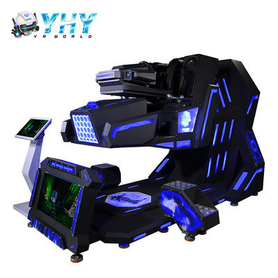 VR Course de vol Tir 360 Simulateur de montagnes russes Réalité Virtuelle Jeu d'arcade Machine de jeu 3-en-1 Équipement de cinéma