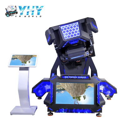 VR 360 Volant Coaster de course Simulateur de voiture de tir avec fonction de volant