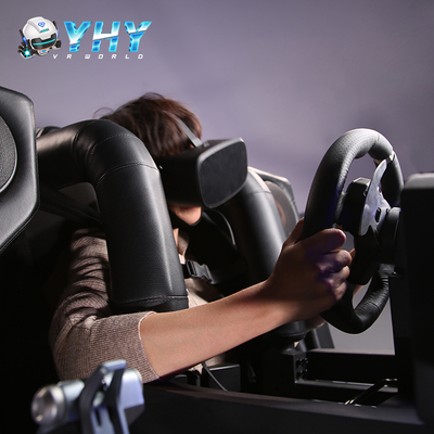 VR 360 Simulateur de conduite 9D Volant Machine de jeu de réalité virtuelle Centre d'arcade intérieur