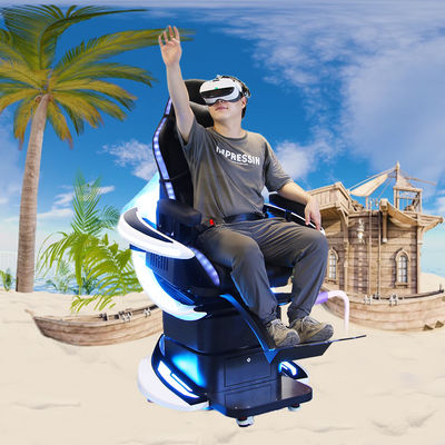 Simulateur de mouvement de l'expérience de vol en réalité virtuelle 9D avec chaise à un siège à 360 degrés