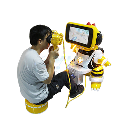 Machines de jeux de terrain de jeux intérieurs en fibre de verre VR pour enfants DPVR lunettes pour l'aventure du centre commercial